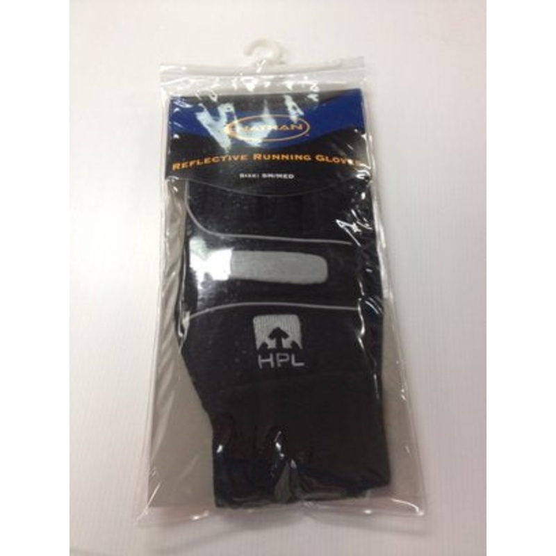 REFLECTIVE RUNNING GLOVES SMALL/ MEDIUM