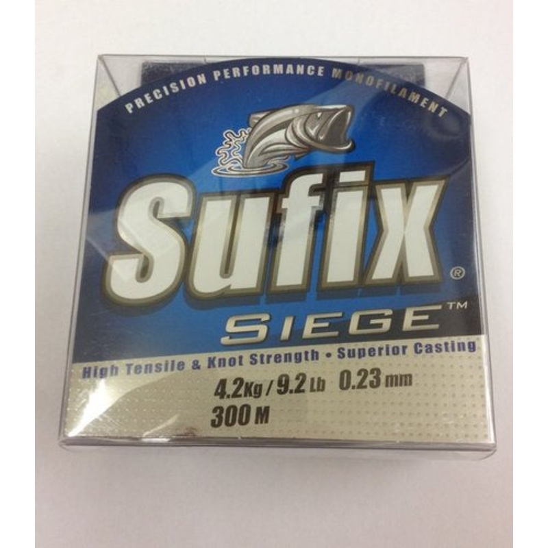 SUFIX SEIGE CLEAR 300M 9.2LB (4.2KG)