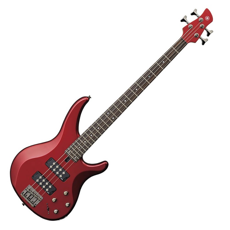 Yamaha TRBX304 4/4 electric bass guitar – Candy apple red