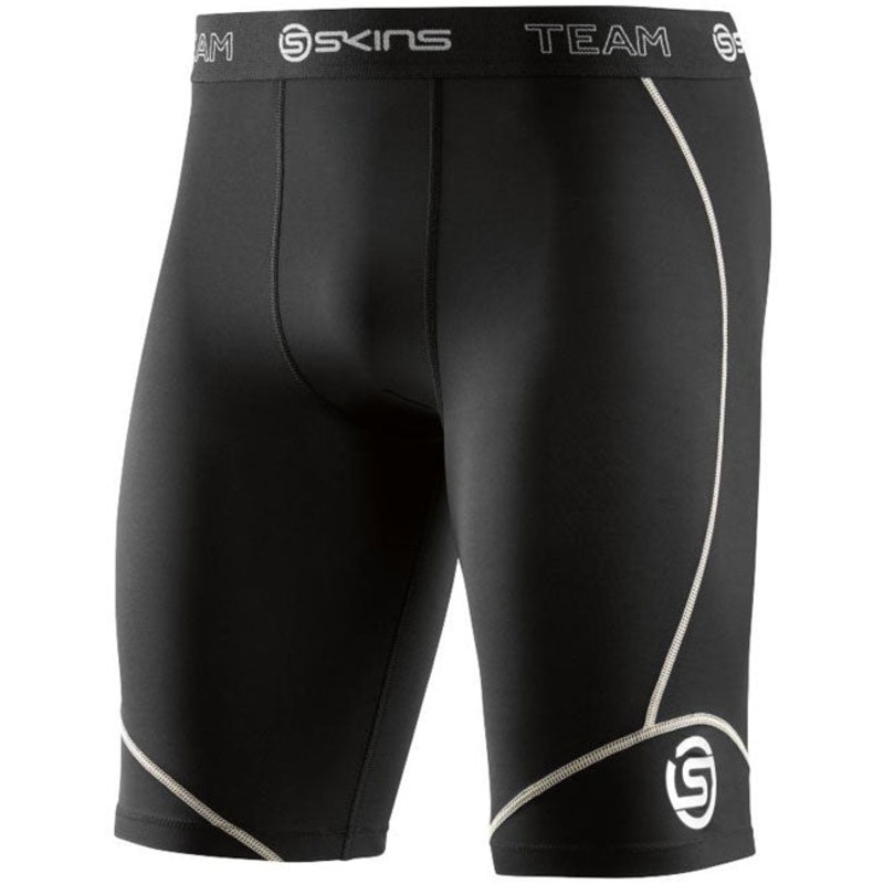 SKINS MENS HALF TIGHT CORE|BLK|S|M|L