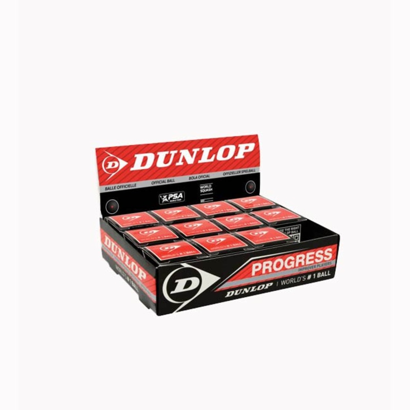 Dunlop Progess Squash Ball – box of 12