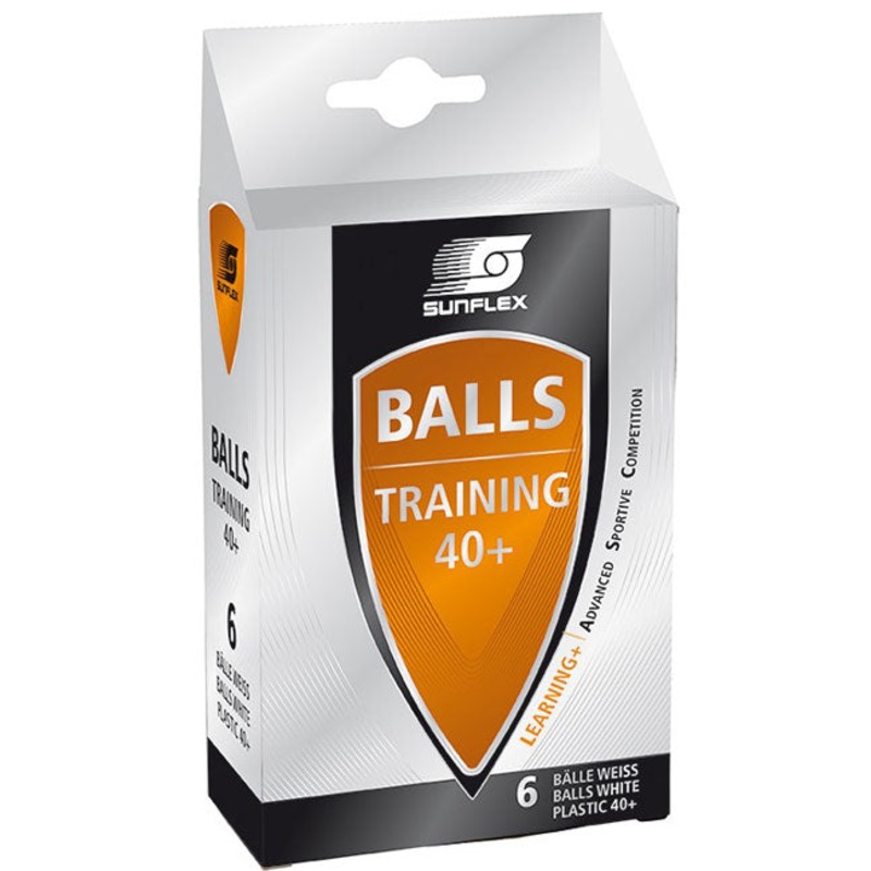SUNFLEX TT BALL TRAINING ORANGE 6 PACK