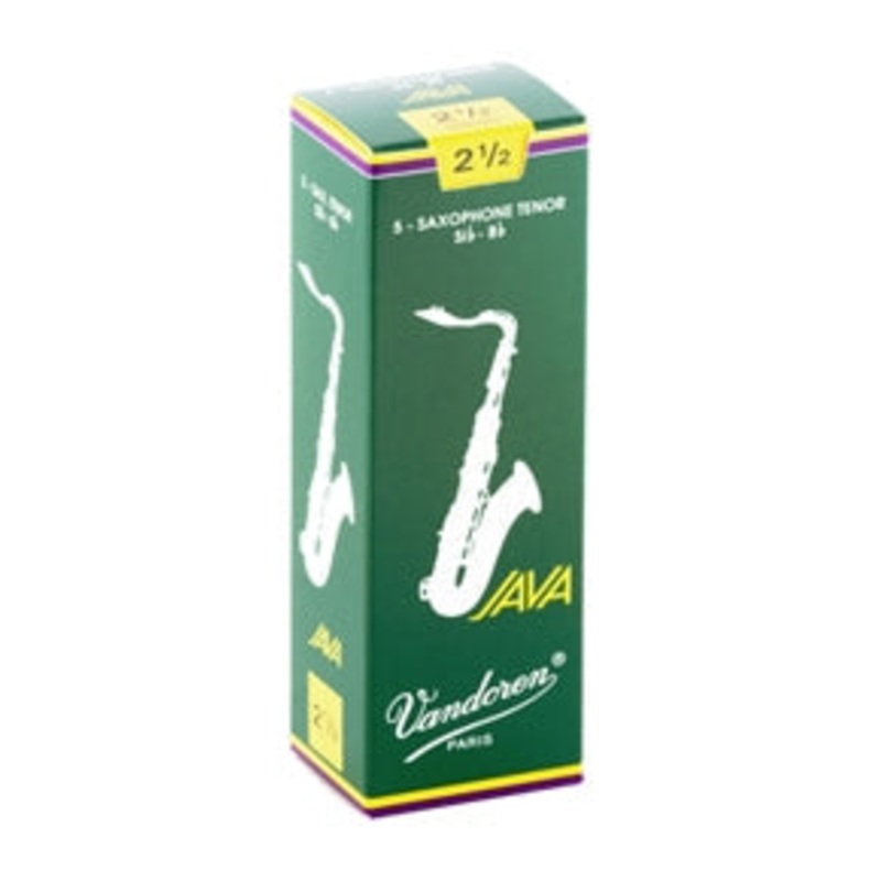 Vandoren Java Bb tenor saxophone reeds box of 5 – 2.5