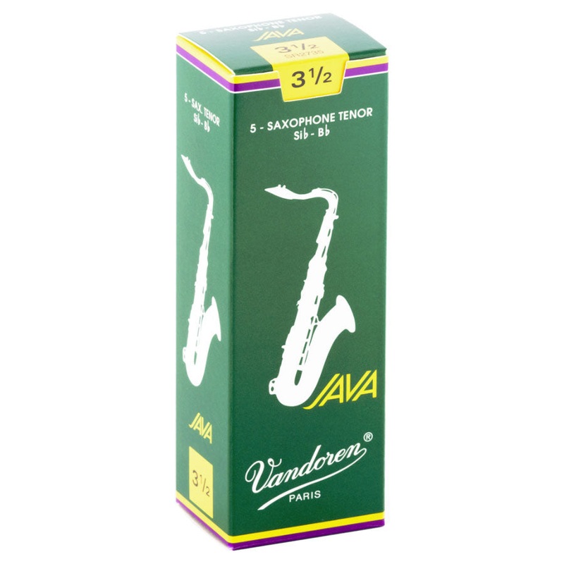 Vandoren Java Bb tenor saxophone reeds box of 5 – 3.5