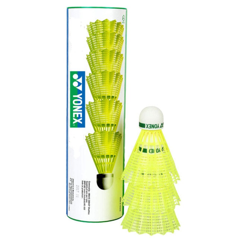 Yonex Badminton Nylon Shuttlecocks 6 pac