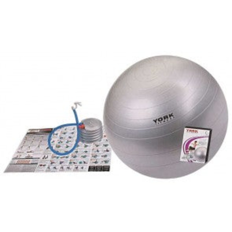 YORK 75CM ANTI BURST GYM BALL