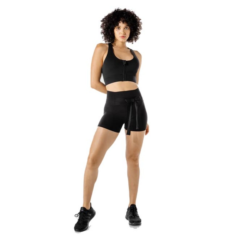 Squat Wolf Womens Fitness  Tie Shorts