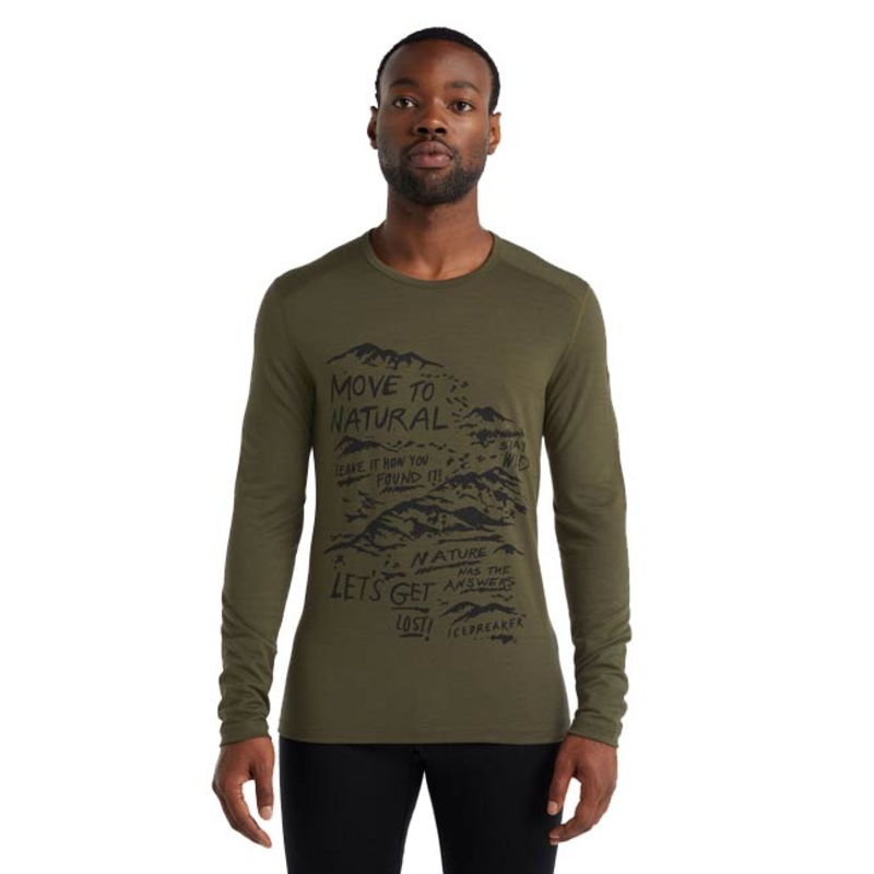 Icebreaker Men’s Merino 200 Oasis Long Sleeve Crewe Thermal Top Travel Diaries