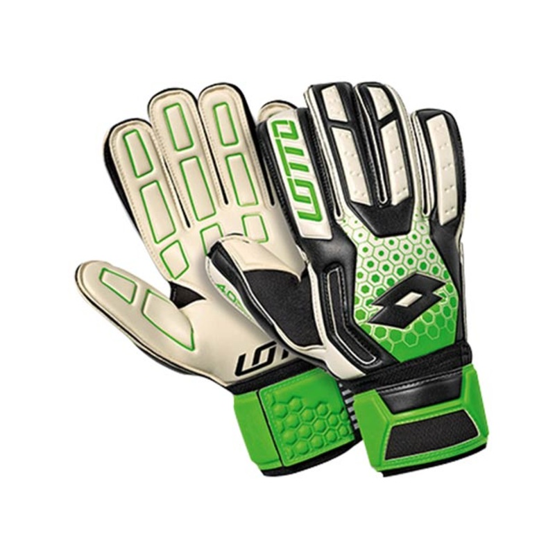 Lotto Spider 200 Goalie Glove|BLK/GREEN|9|10|11