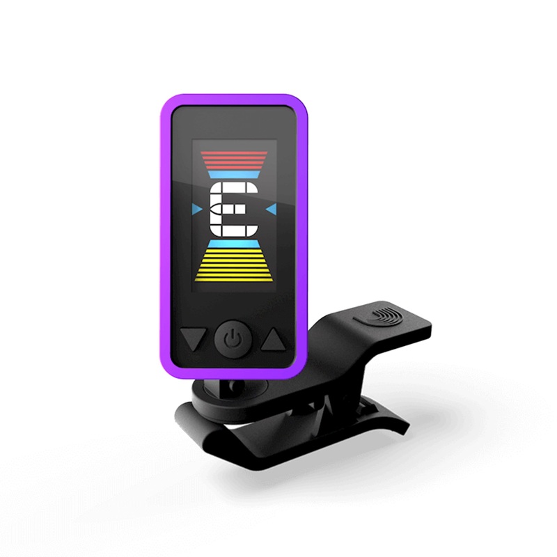 Planet Waves Eclipse chromatic clip-on headstock tuner – Purple
