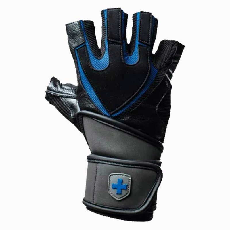 Harbinger Mens Training Grip Wrist-Wrap Gloves