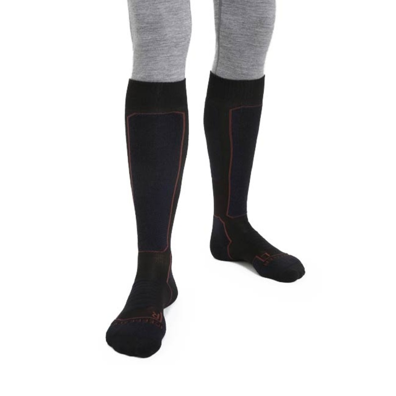 Icebreaker Men’s Merino Ski+ Medium Cushion Over the Calf Socks