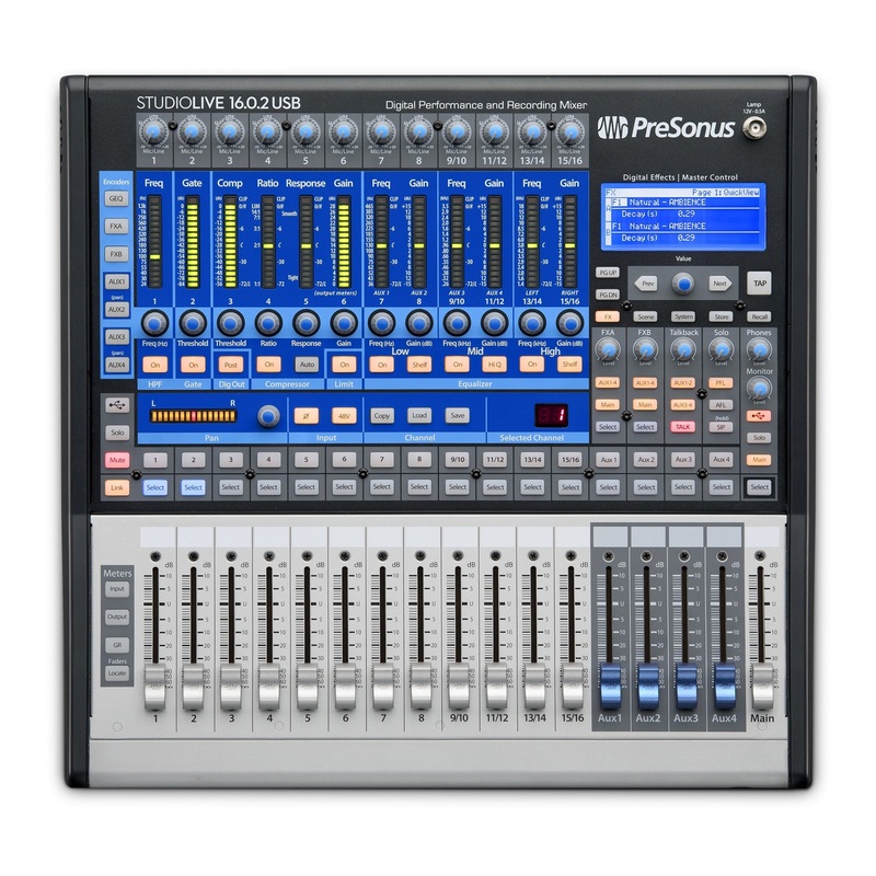 PreSonus StudioLive series III 16 channel mixer with USB