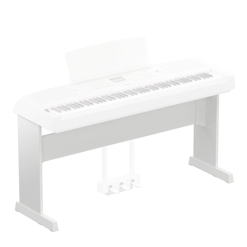 Yamaha L300 fixed keyboard stand for DGX670 and P-S500 digital pianos – White