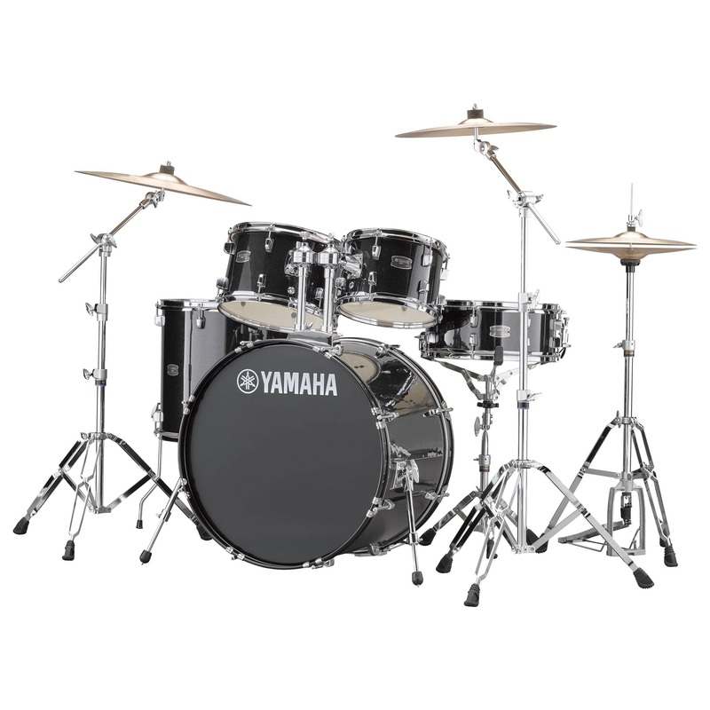 Yamaha RYDEEN rock drum kit – Black Glitter