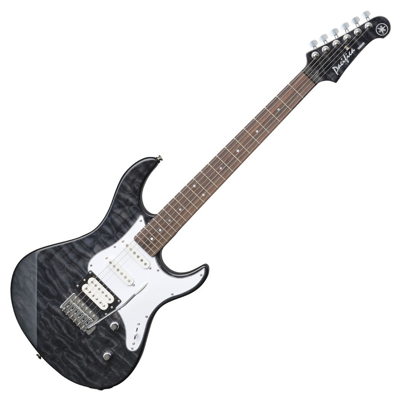 Yamaha Pacifica 212V 4/4 quilted maple electric guitar – Translucent black