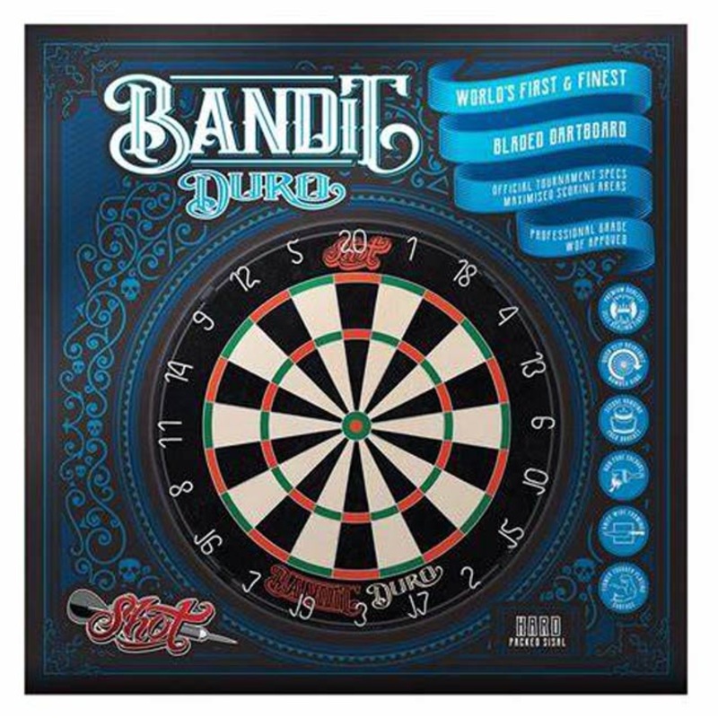 Shot Bandit Duro Bristle Match Dartboard