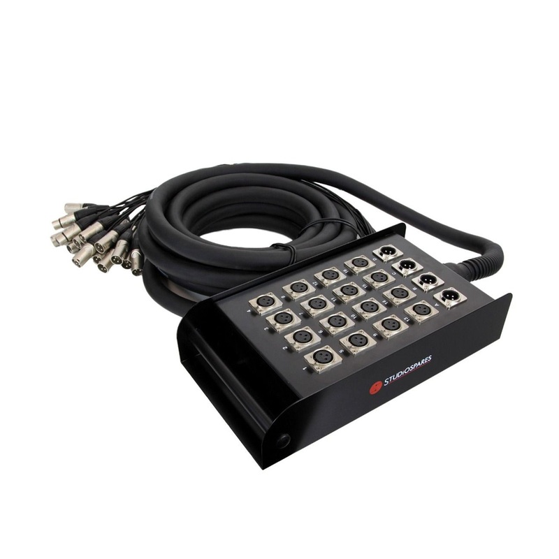 StudioSpares cable snake 16 XLR + 4 XLR returns – 30m