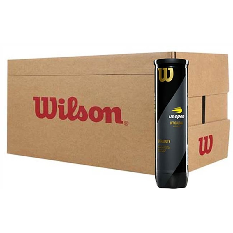Wilson US Open Tennis Balls 4 Ball Tubes- Carton of 18 Tubes.