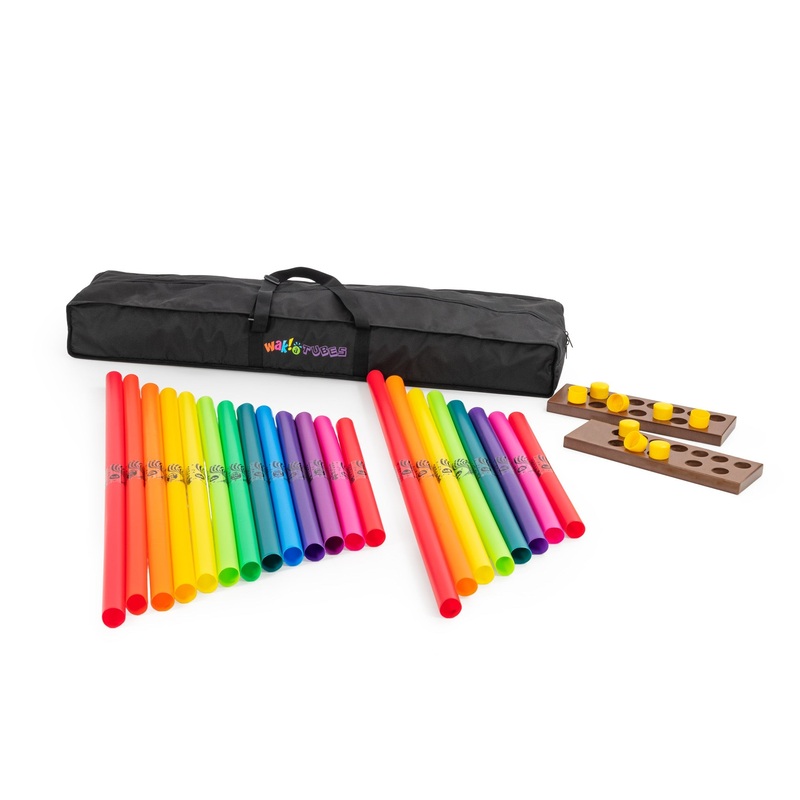 Wak-a-Tubes 21 player classroom pack  bass octave (with bag)