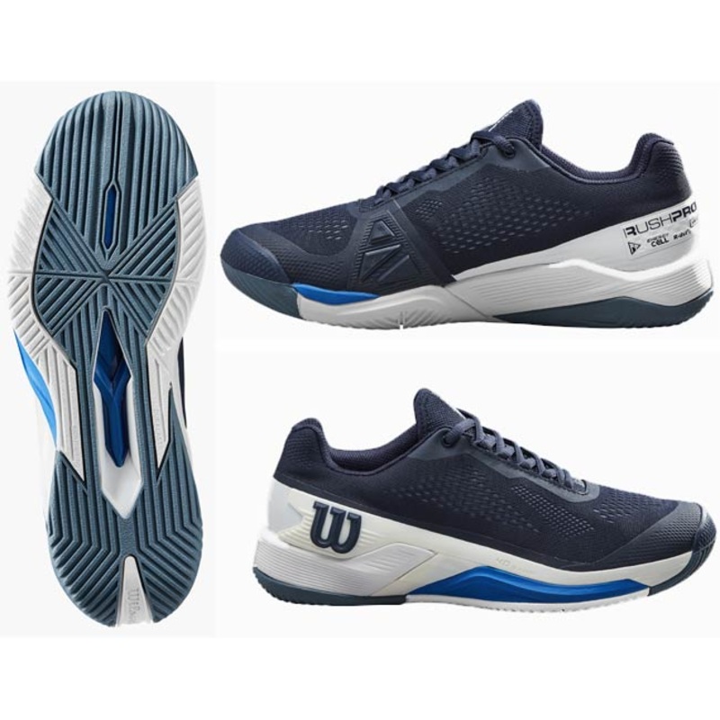 Wilson Mens Rush Pro 4.0 Tennis Shoes AUG 22
