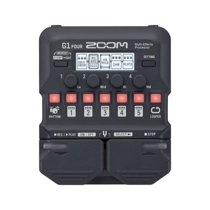 Zoom G1-FOUR guitar effects pedal – Without expression pedal