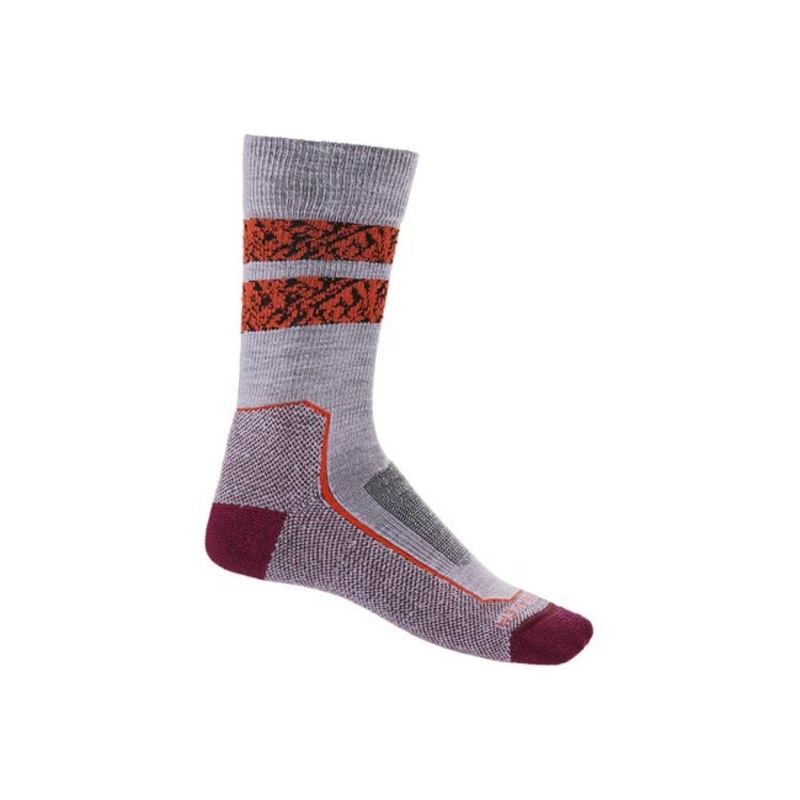 Icebreaker Women Hike+ Light Crew Natural Summit Sock