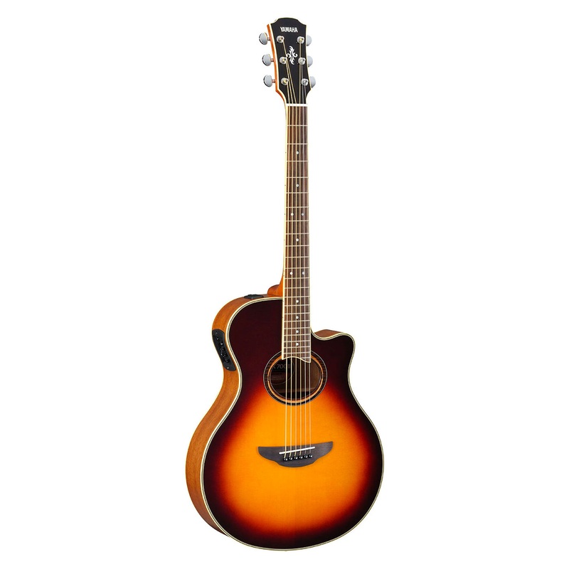 Yamaha APX700II 4/4 cutaway electro-acoustic guitar – Brown sunburst