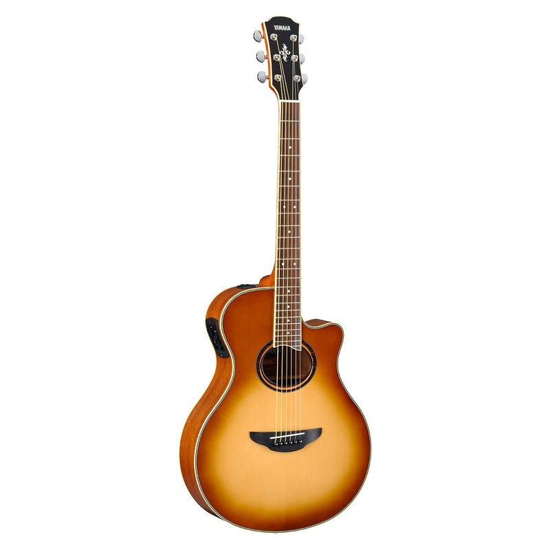 Yamaha APX700II 4/4 cutaway electro-acoustic guitar – Sandburst
