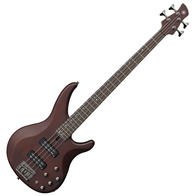 Yamaha TRBX504 4/4 electric bass guitar – Transparent brown