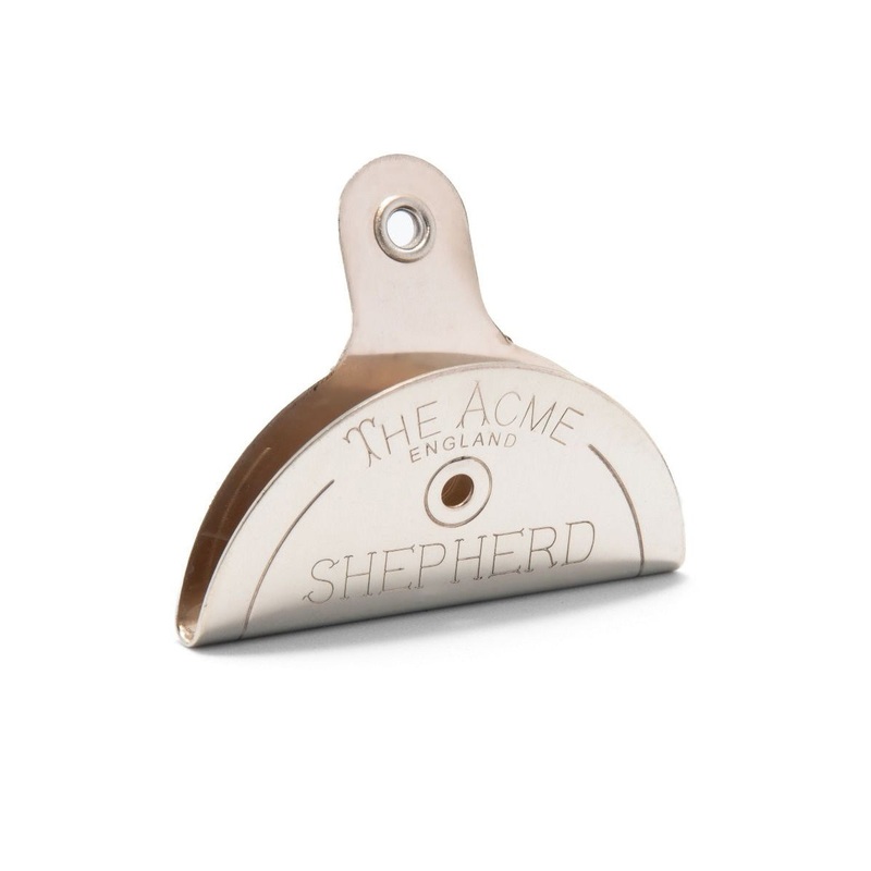 Acme brass Shepherds lip whistle – nickel plated