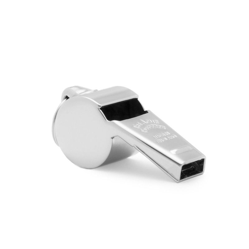 Acme large brass thunderer whistle – Nickel plated