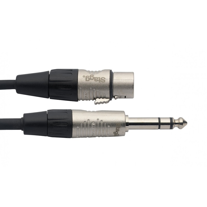 Stagg XLR-Jack microphone cable – 3m