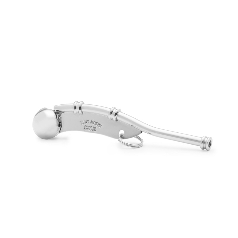 Acme brass boatswain pipe – nickel plated