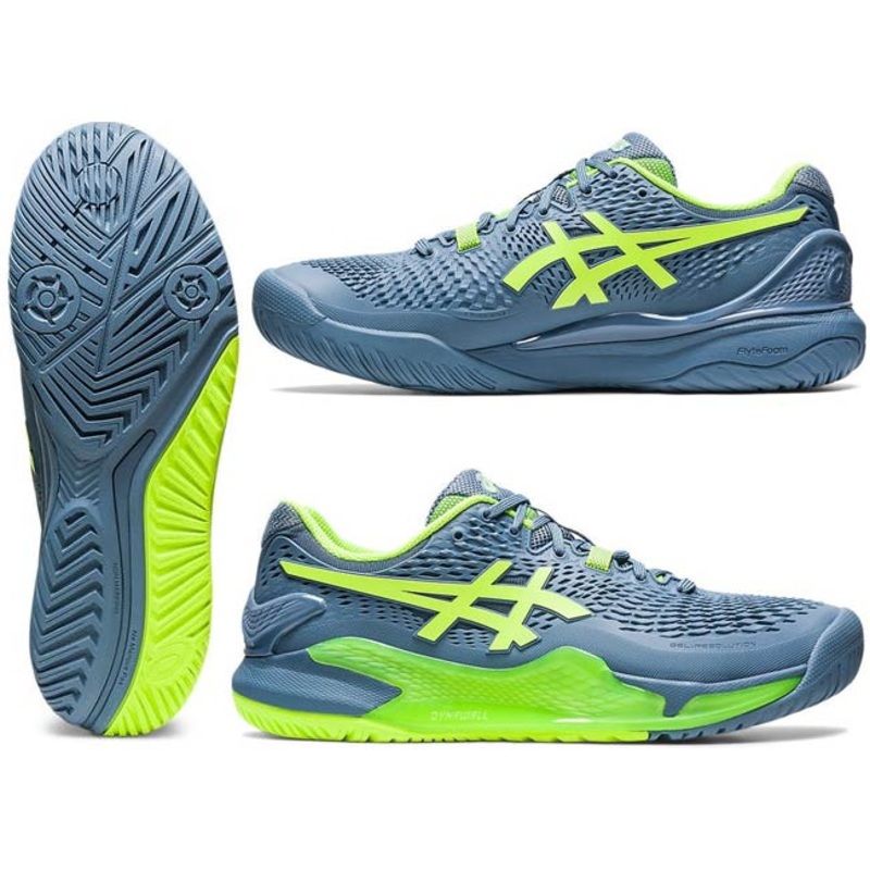 Asics Mens Gel Resolution 9 Tennis Shoes 2E Wide Aug 2022