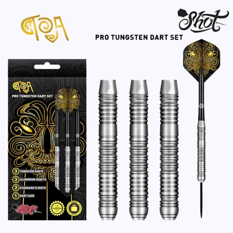 Shot Toa Steel Tip Dart Set – 70% Tungsten Barrels