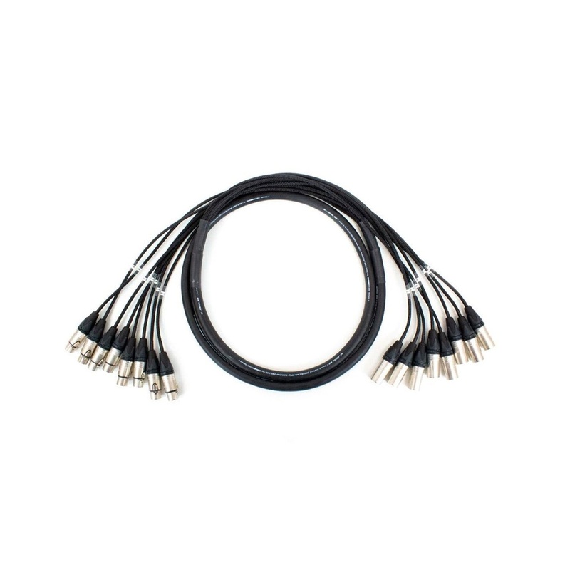 Pro Neutrik 8-way XLR loom – 5m