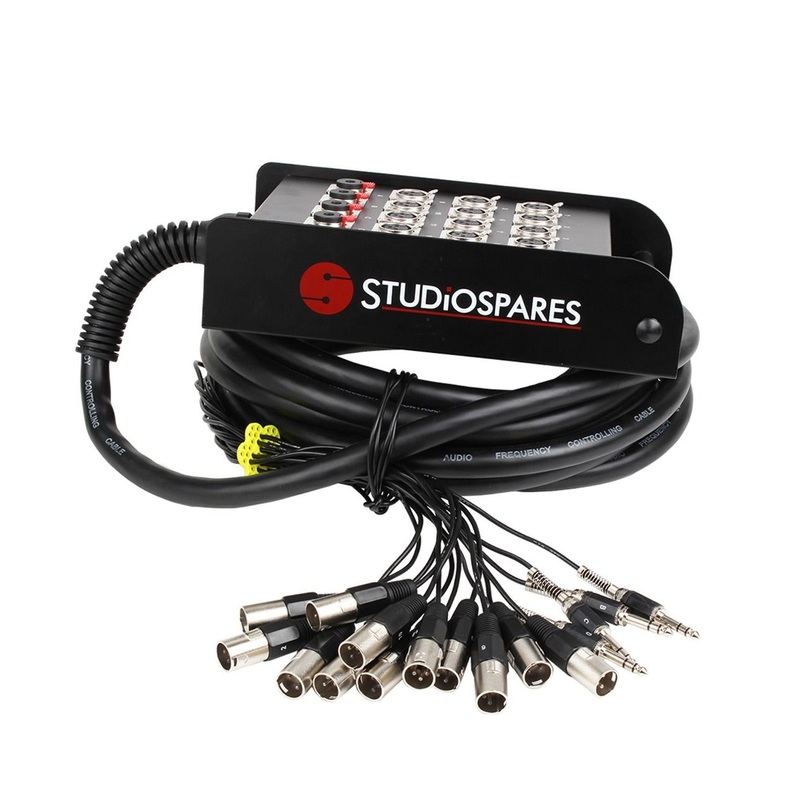 Studiospares cable snake – 12 XLR + 4 jack (8m)