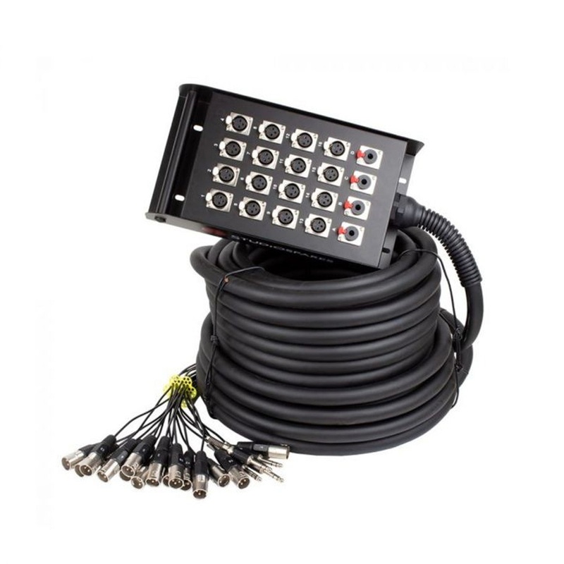 Studiospares stage box cable snake -15m – 16 XLR