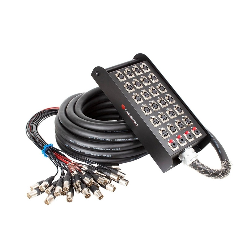 Studiospares stage box cable snake -15m – 24 XLR