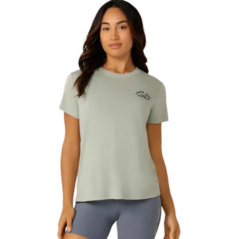 Lorna Jane Lotus T-Shirt|Iced Matcha|XS|S|M|L
