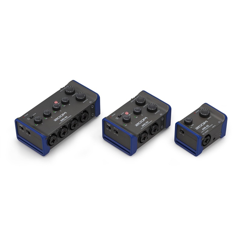 Zoom AMS audio interface for music and streaming – 4-In, 4-Out