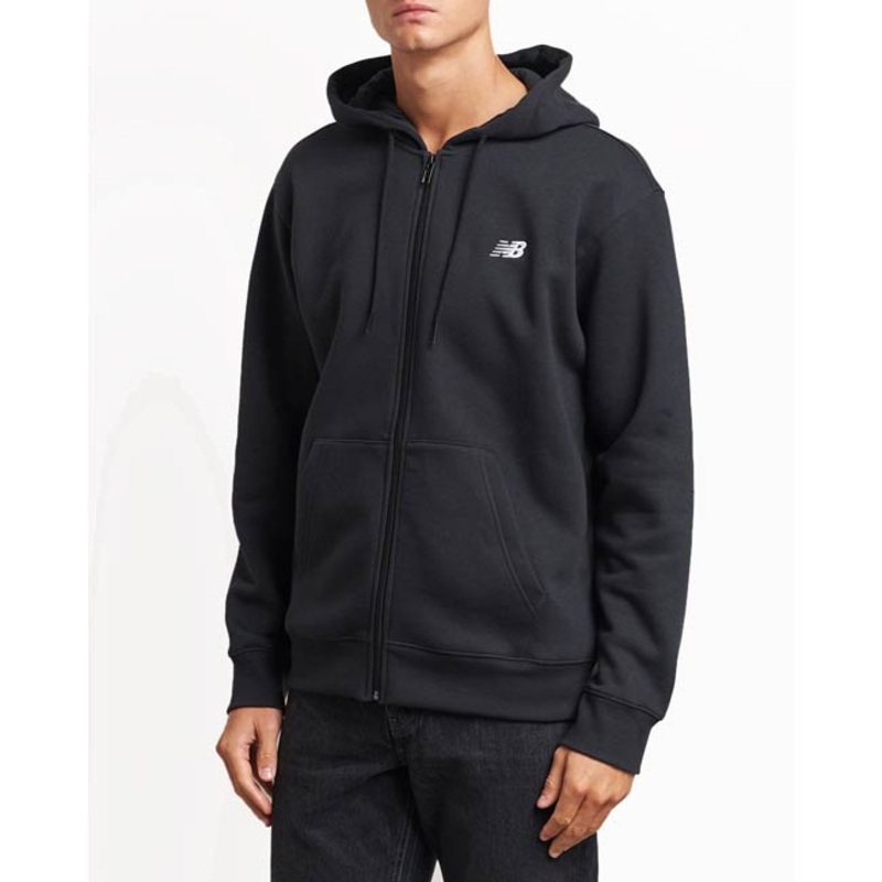 New Balance Mens Fleece Full Zip – Black