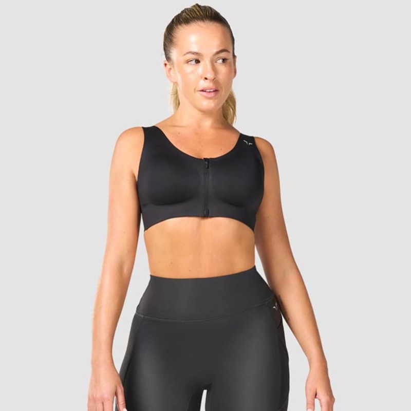 Squat Wolf Womens LAB360 Performance Zip Up Bra