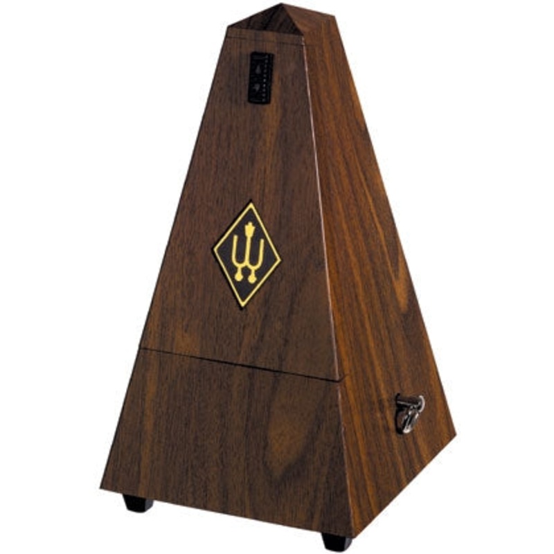Wittner traditional metronome, with bell – Walnut effect
