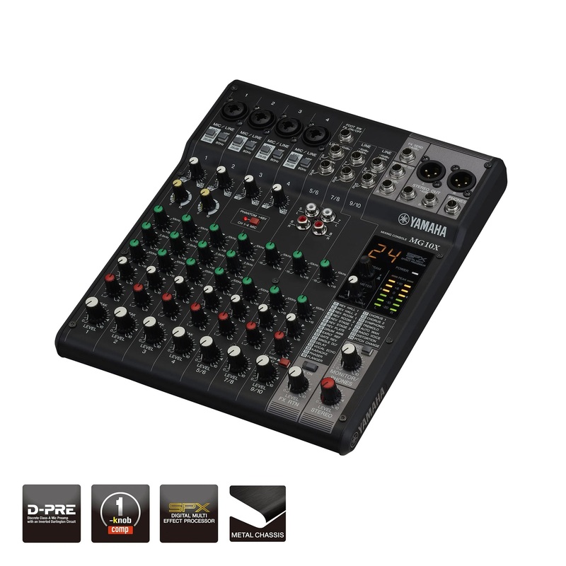 Yamaha MG10X 10-channel mixing console