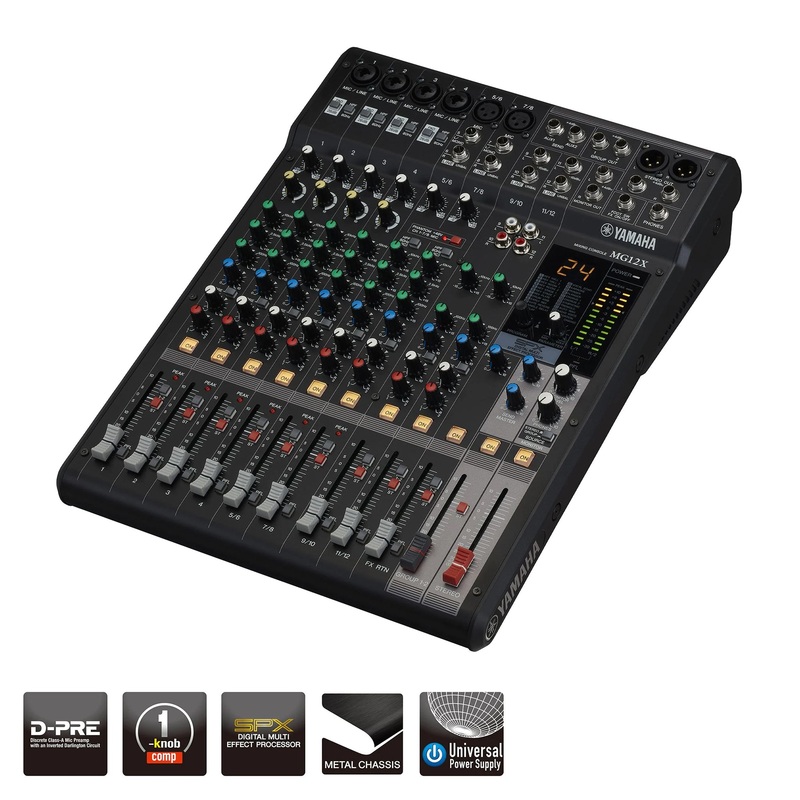Yamaha MG12X 12-channel mixing console
