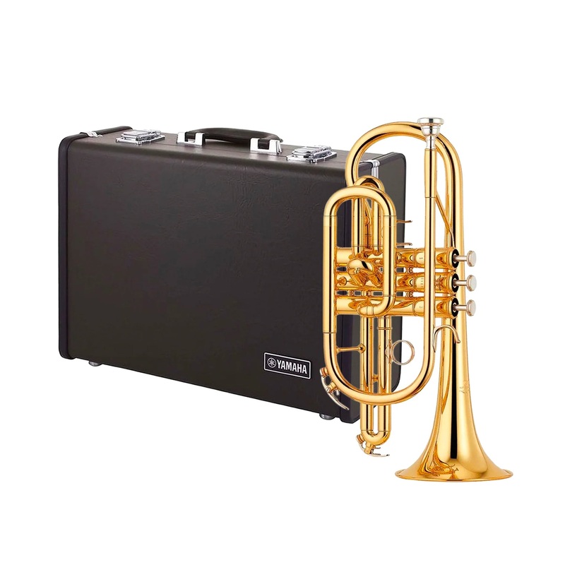 Yamaha YCR6330II professional model Bb cornet – Gold lacquer