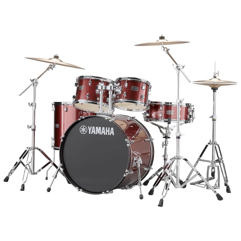 Yamaha RYDEEN fusion drum kit – Burgundy Glitter