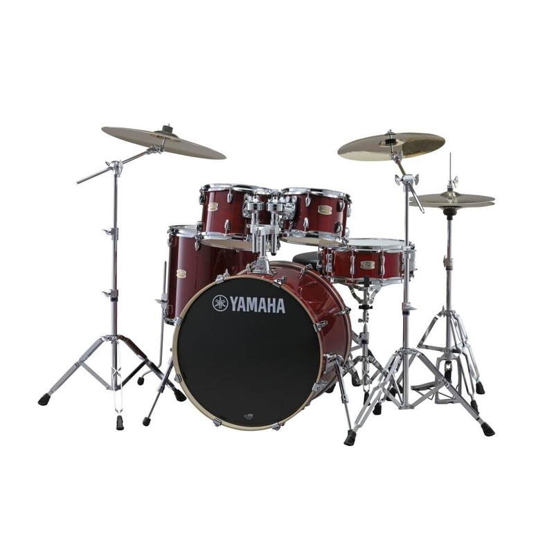 Yamaha Stage Custom birch fusion drum kit – Cranberry red